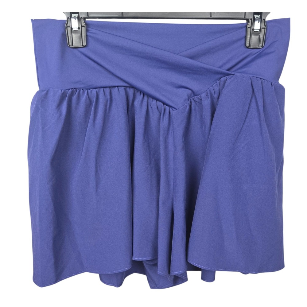 ZYIA ACTIVE Women's Purple Skirted Athletic Shorts Size 2XL Pleated Tennis‎ Golf